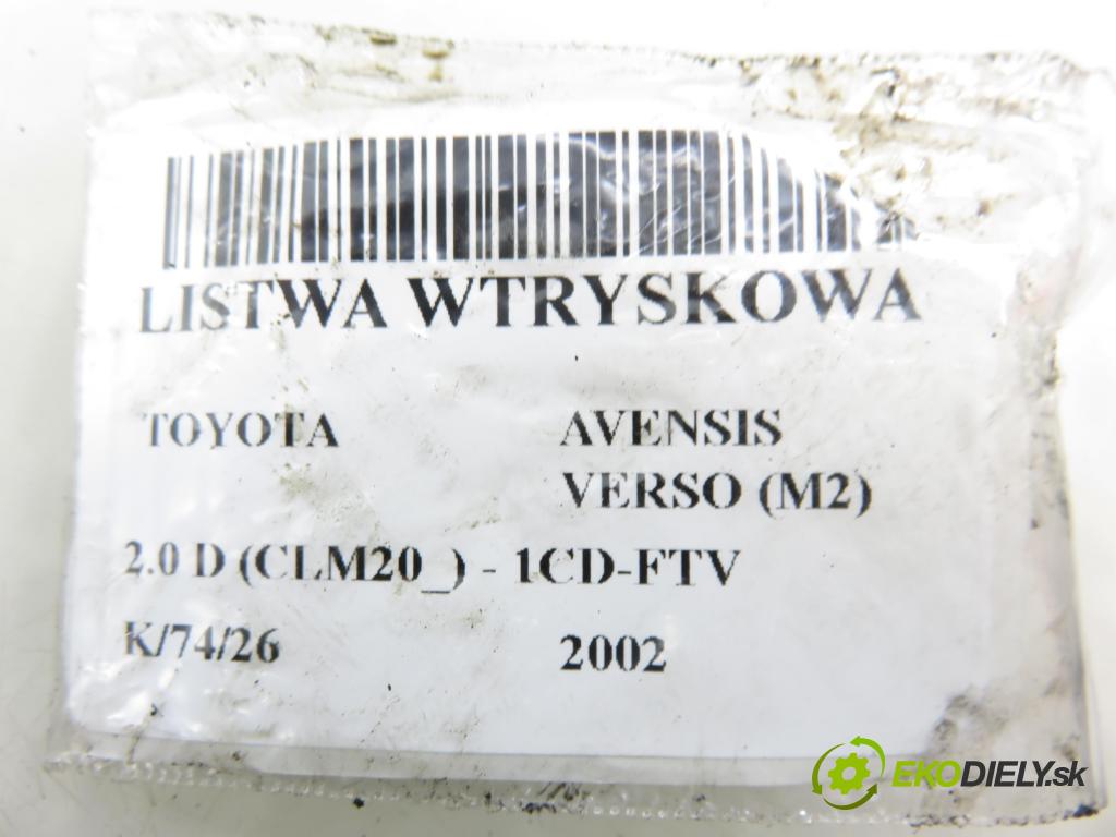 TOYOTA AVENSIS VERSO (_M2_) MINIVAN 2002 85,00 2.0 D (CLM20_) - 1CD-FTV 1995,00 Lišta vstrekovacia 8945812020 (Vstrekovacia lišta)