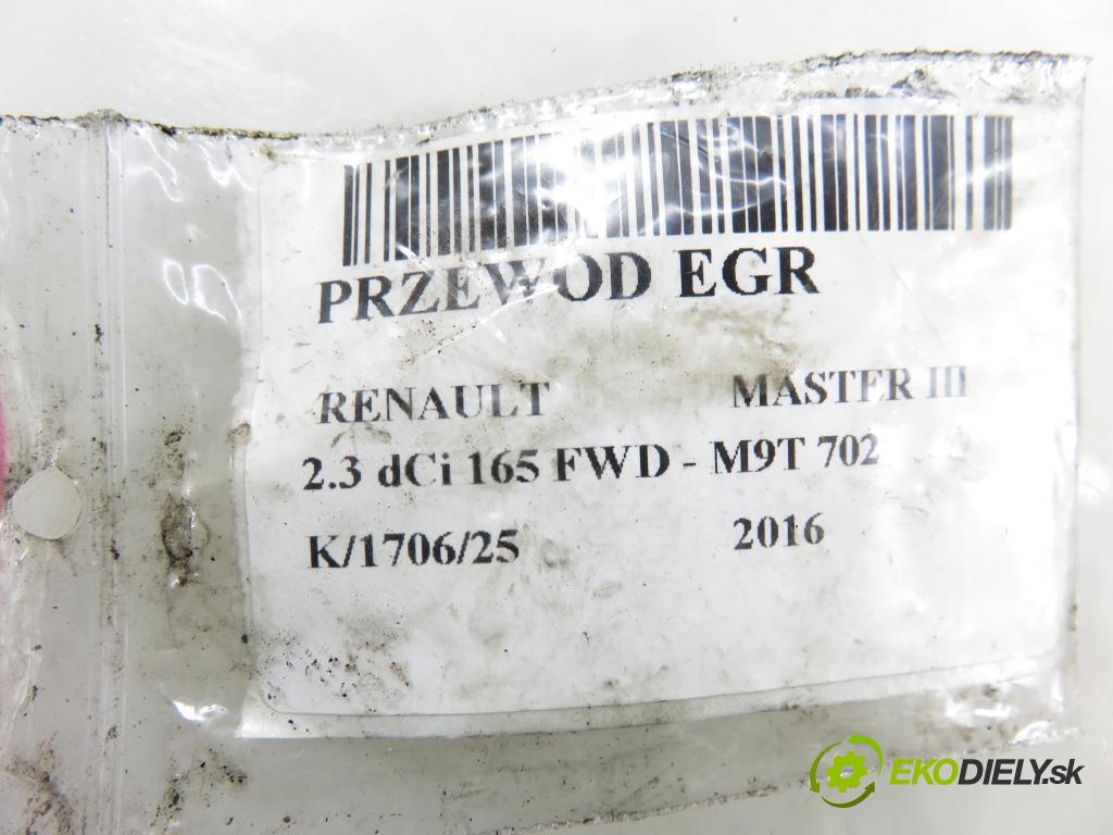 RENAULT MASTER III Platforma / podwozie (EV, HV, UV) KABINA/PLATFORMA 2016 120,00 2.3 dCi 165 FWD - M9T 702 2298,00 trubka EGR