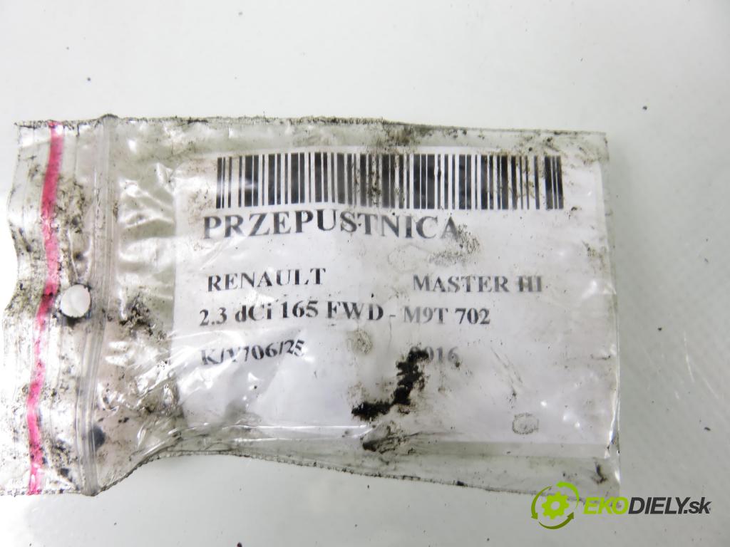 RENAULT MASTER III Platforma / podwozie (EV, HV, UV) KABINA/PLATFORMA 2016 120,00 2.3 dCi 165 FWD - M9T 702 2298,00 Škrtiaca klapka 161A01670R ; 8201353976 (Škrtiaca klapka)