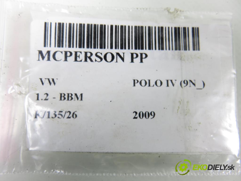 VW POLO (9N_) HB 2009 44,00 1.2 6V 60 - BBM 1198,00 MCPERSON PP 6Q0413031CD