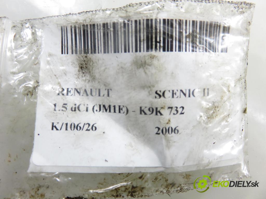 RENAULT SCENIC II (JM0/1_) MINIVAN 2006 78,00 1.5 dCi 106 - K9K 732 1461,00 vstřikovač 8200380253 ; 8200294788 (Vstřikovač paliva)