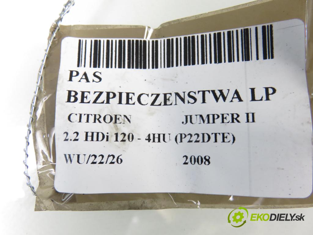 CITROEN JUMPER Skrzynia FURGON 2008 88,00 2.2 HDi 120 - 4HU (P22DTE) 2198,00 Držiak bezpečnostný LP A892271