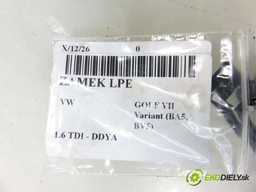 VW GOLF VII Variant (BA5, BV5) KOMBI 2019 850,00 1.6 TDI CR 115 - DGTE 1598,00 zámok 5TB837015A