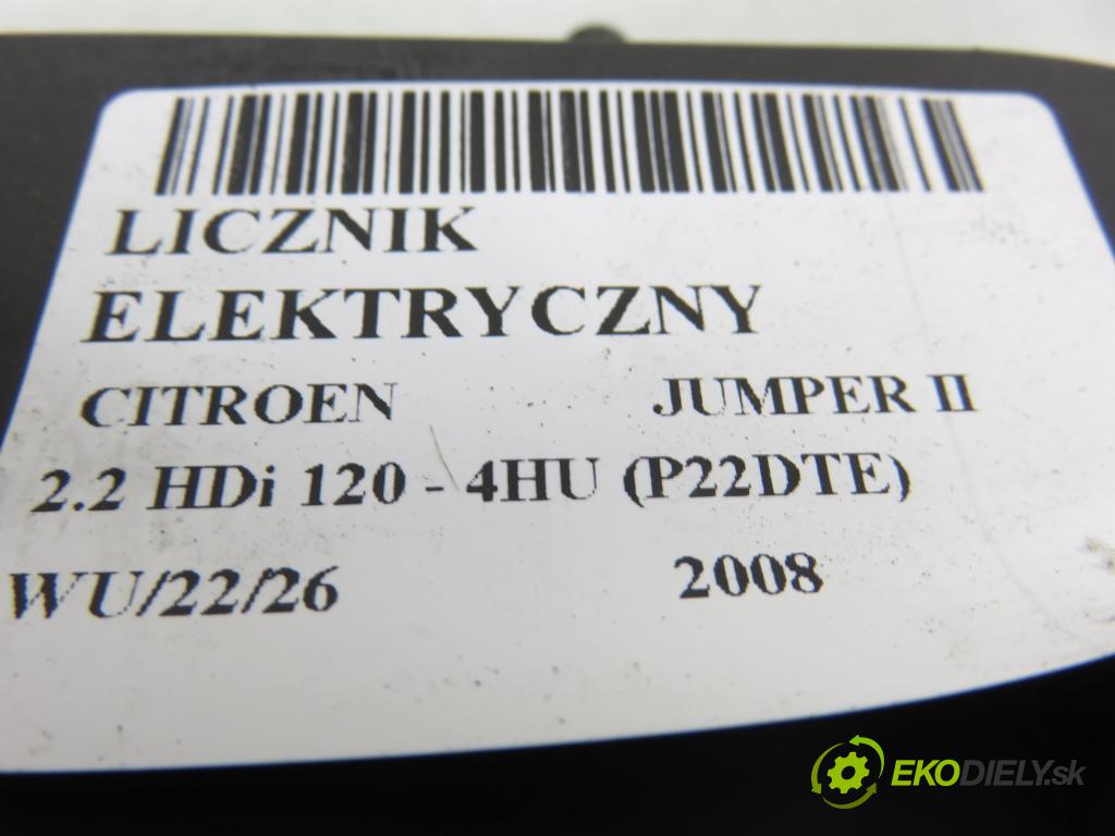 CITROEN JUMPER Skrzynia FURGON 2008 88,00 2.2 HDi 120 - 4HU (P22DTE) 2198,00 Prístrojovka elektrický 1358173080