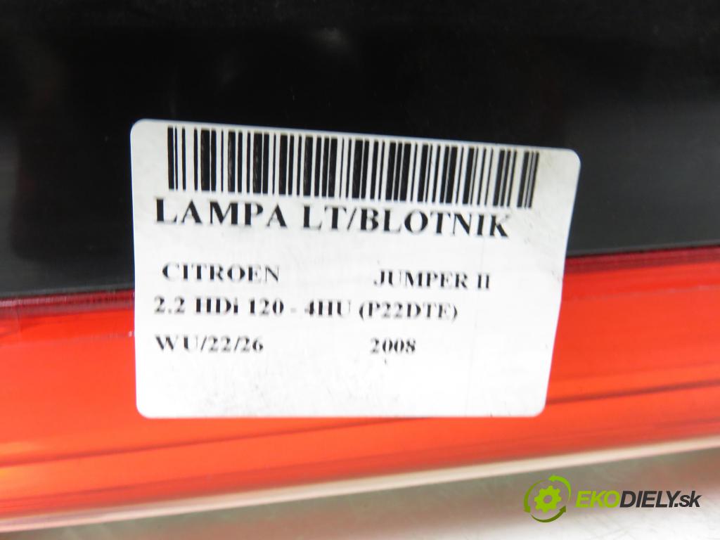 CITROEN JUMPER Skrzynia FURGON 2008 88,00 2.2 HDi 120 - 4HU (P22DTE) 2198,00 Svetlo ľavé zadné 11B358BT