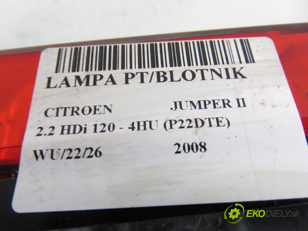CITROEN JUMPER Skrzynia FURGON 2008 88,00 2.2 HDi 120 - 4HU (P22DTE) 2198,00 Svetlo pravé zadné 20151999