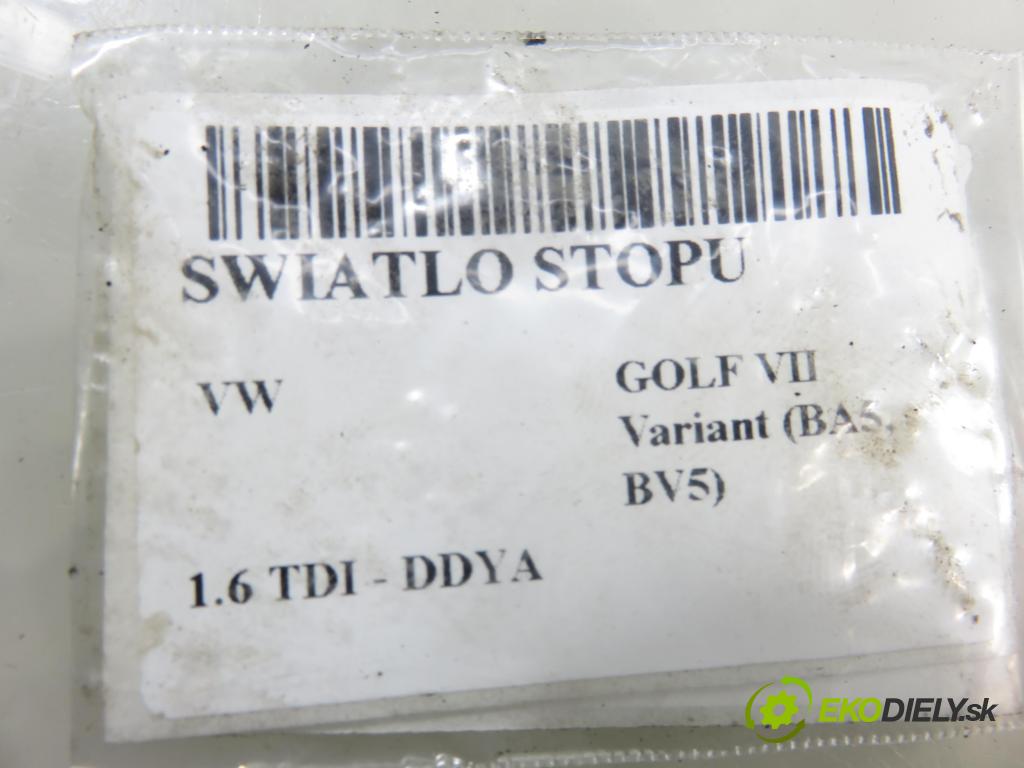 VW GOLF VII Variant (BA5, BV5) KOMBI 2019 850,00 1.6 TDI CR 115 - DGTE 1598,00 svetlo bŕzd 5G0945087B