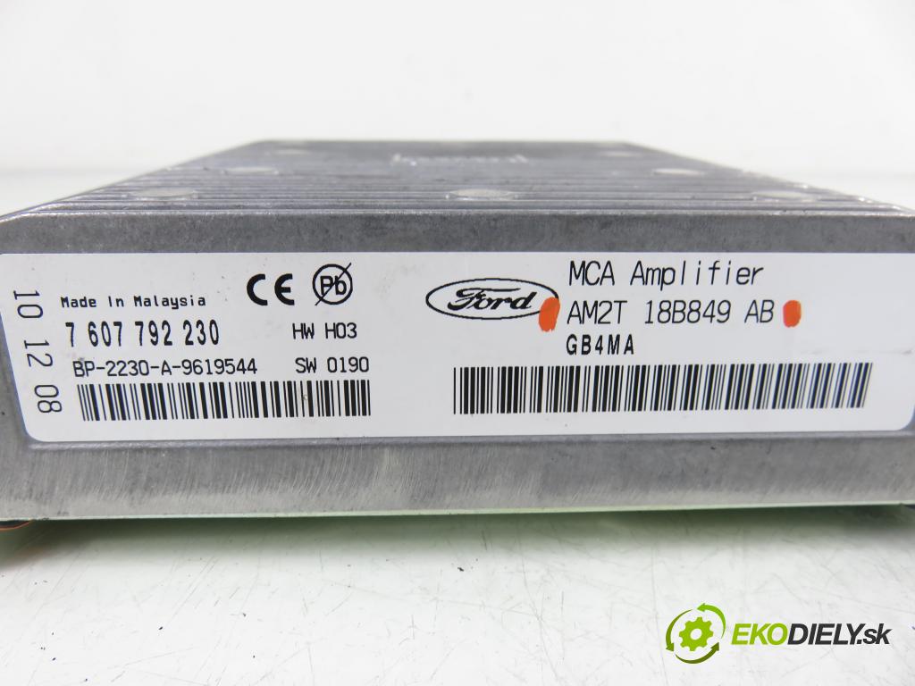 FORD S-MAX (WA6) MINIVAN 2012 118,00 1.6 EcoBoost - JTWA 1596,00 Zosilňovač AM2T18B849AB (Zosilňovač)