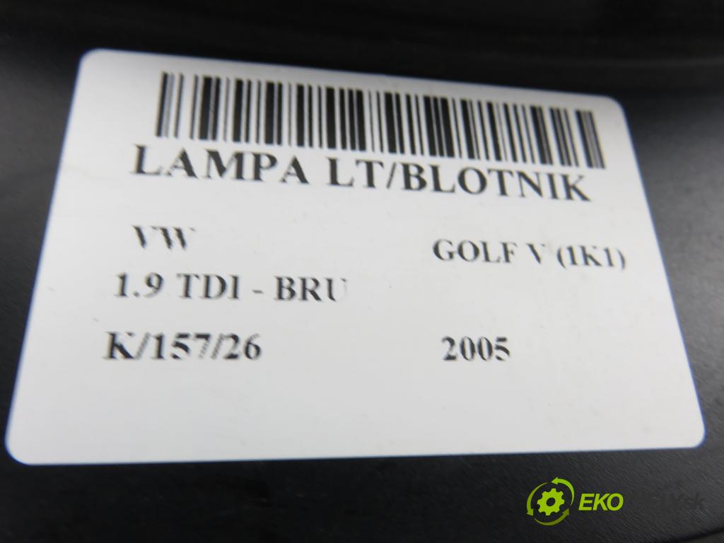 VW GOLF V (1K1) HB 2005 66,00 1.9 TDI PD 90 - BRU 1896,00 Svetlo ľavé zadné 1K6945095E