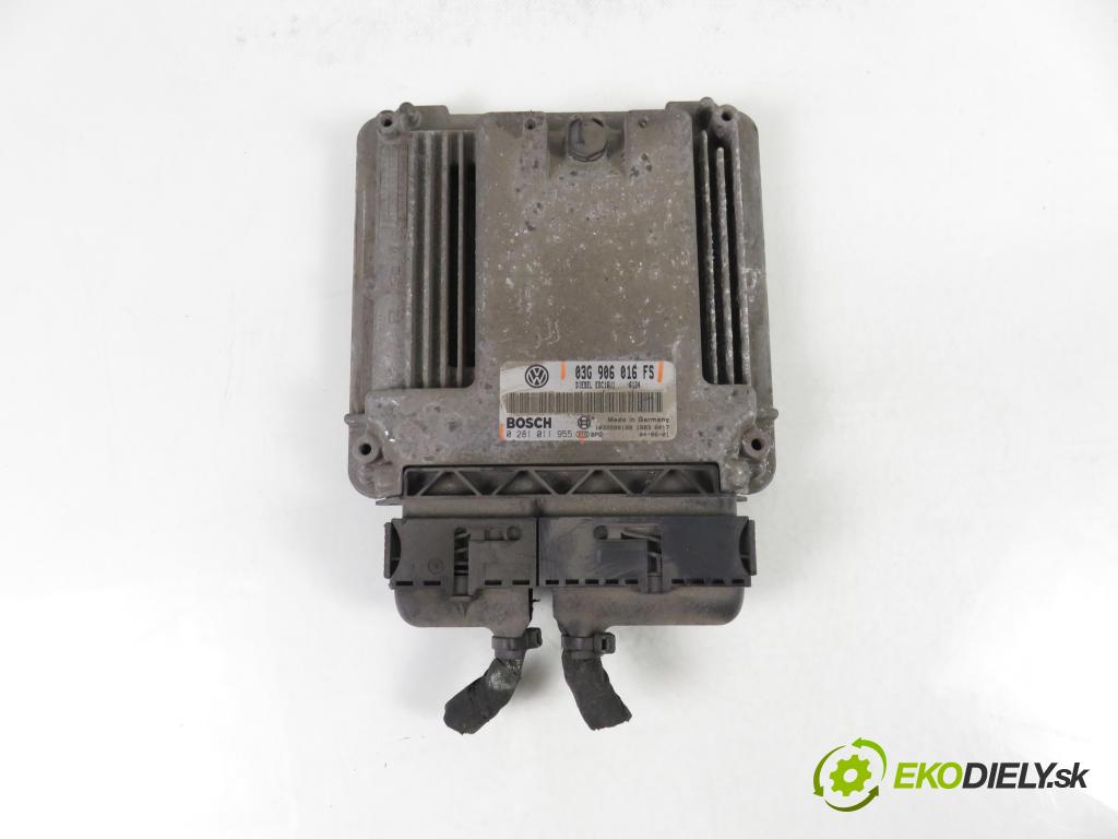 VW GOLF V (1K1) HB 2005 66,00 1.9 TDI PD 90 - BRU 1896,00 Riadiaca jednotka Motor 03G906016FS ; 0281011955