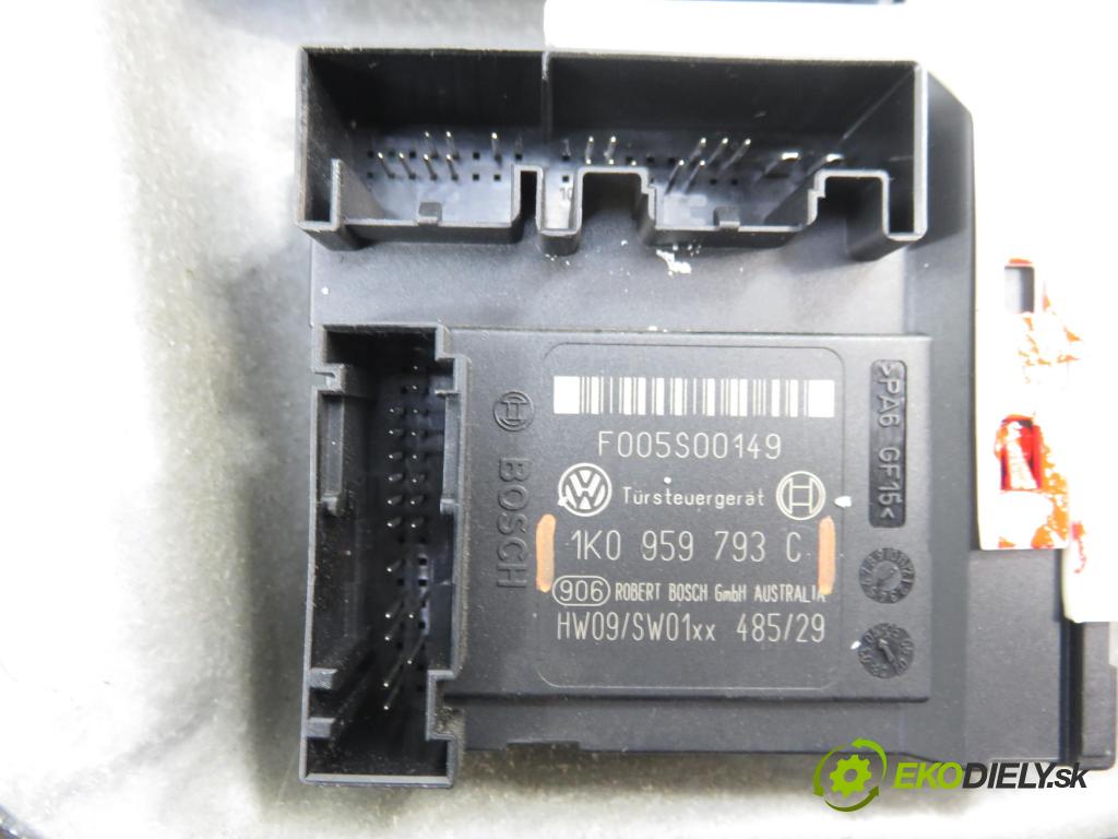 VW GOLF V (1K1) HB 2005 66,00 1.9 TDI PD 90 - BRU 1896,00 Mechanizmus okien 1K0959793C