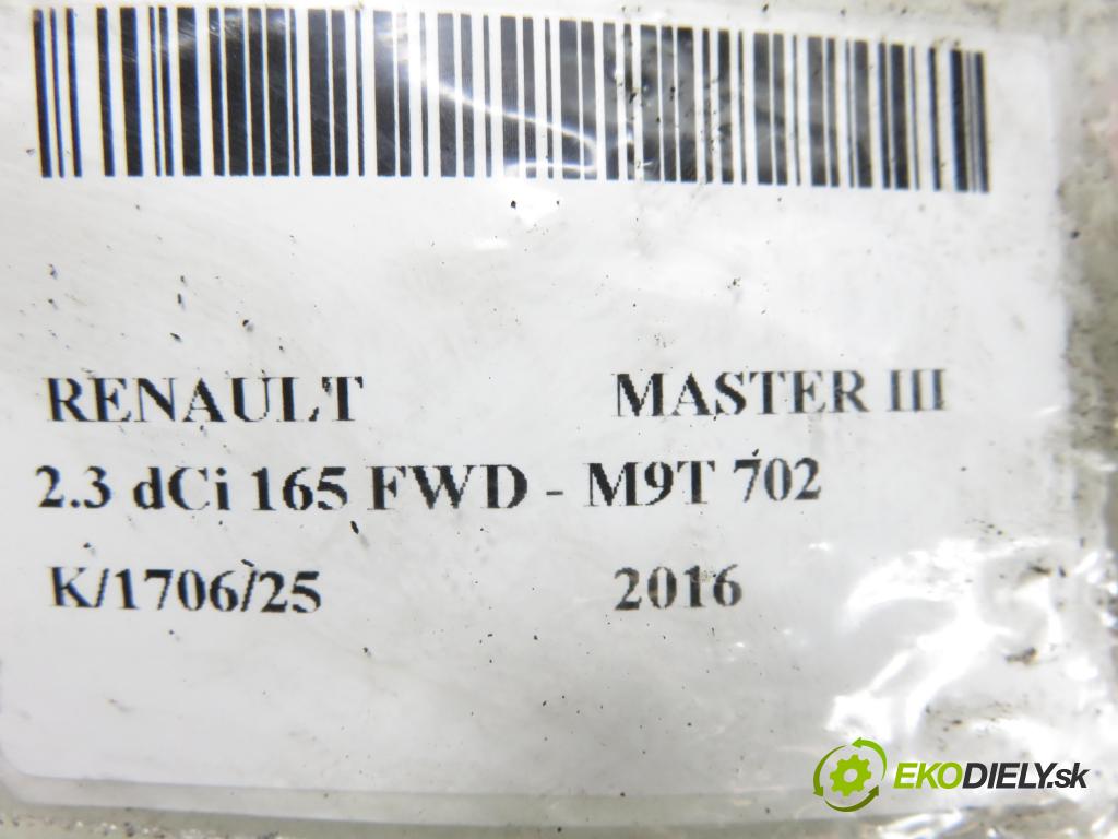 RENAULT MASTER III Platforma / podwozie (EV, HV, UV) KABINA/PLATFORMA 2016 120,00 2.3 dCi 165 FWD - M9T 702 2298,00 Potrubie VYČERPAT: 03941R (Výfukové potrubie)