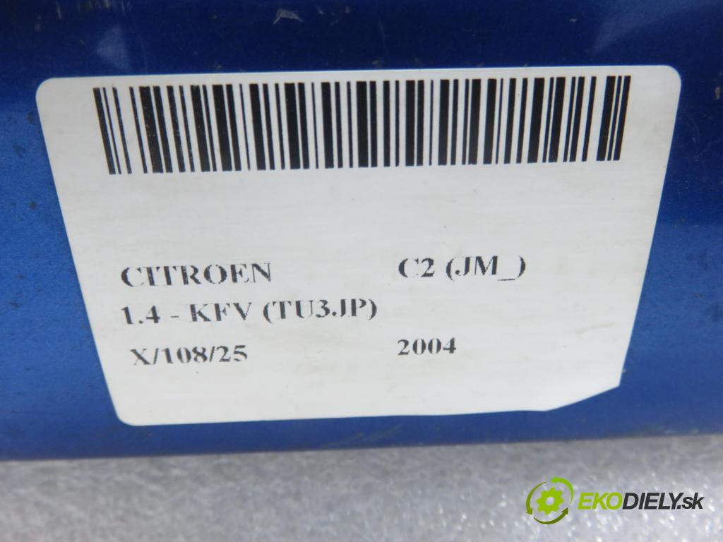 CITROEN C2 (JM_) HB 2004 50,00 1.4 - KFV (TU3JP) 1360,00 Lišta prahová vonkajšia L 9649807277 ; 9649807377