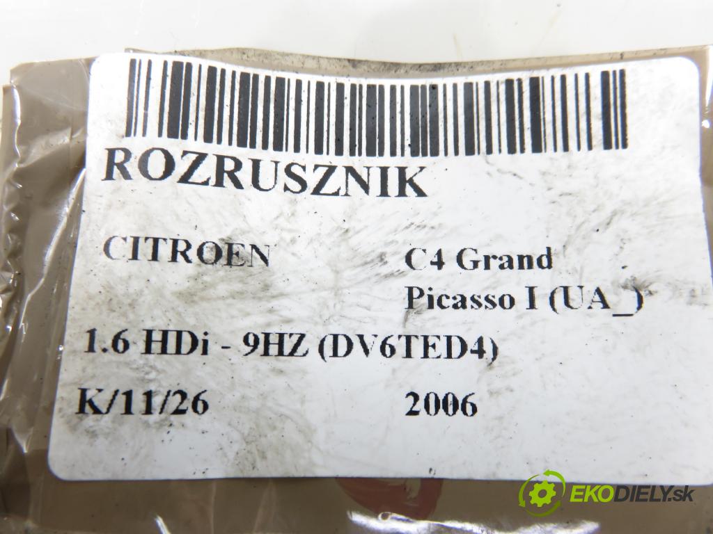 CITROEN C4 Grand Picasso I (UA_) MINIVAN 2006 80,00 1.6 HDi - 9HZ (DV6TED4) 1560,00 Štartér  (Štartér)