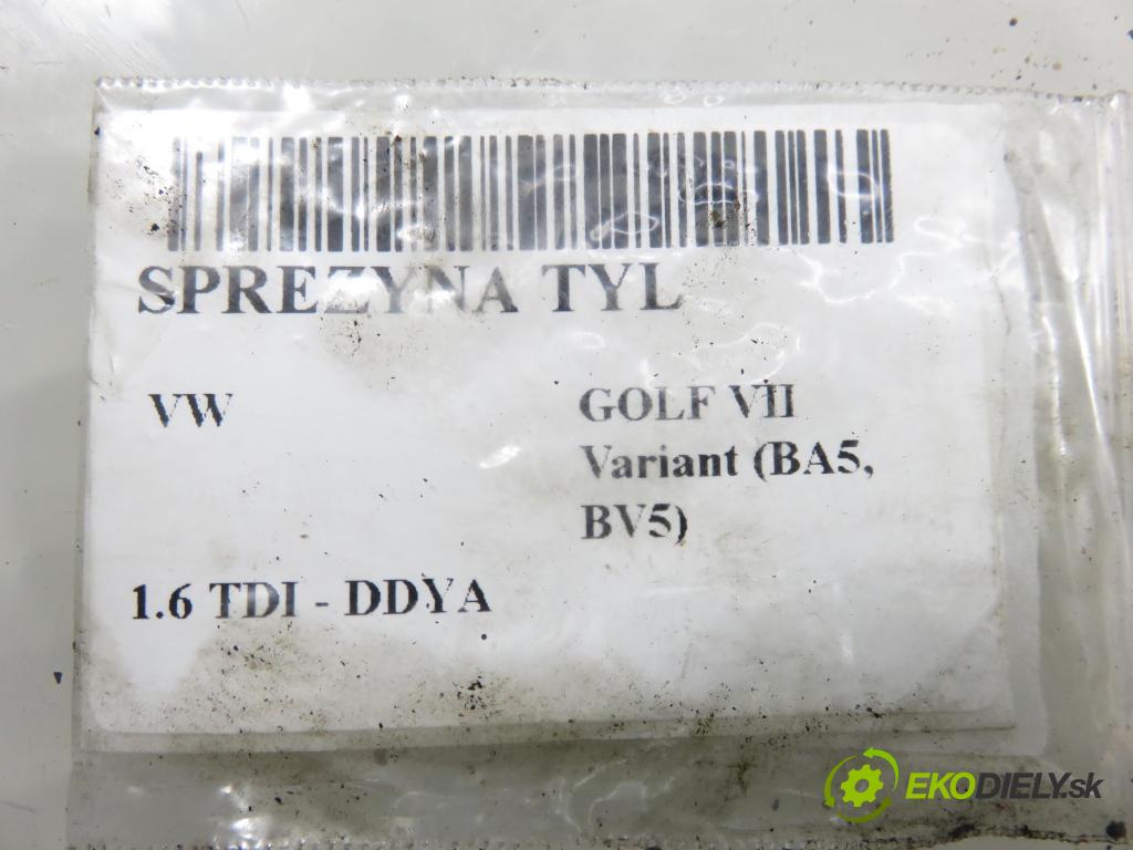 VW GOLF VII Variant (BA5, BV5) KOMBI 2019 850,00 1.6 TDI CR 115 - DGTE 1598,00 Pružina ZADNÍ: 5Q0511121AH