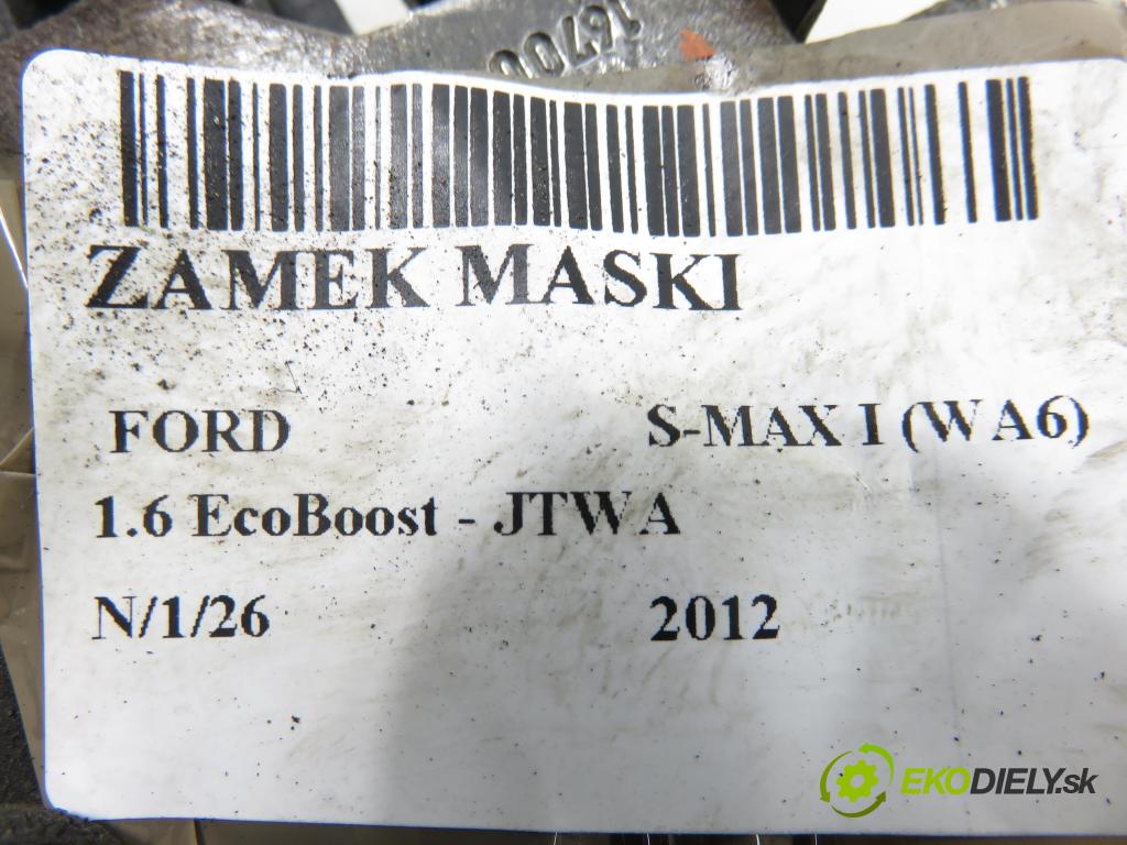 FORD S-MAX (WA6) MINIVAN 2012 118,00 1.6 EcoBoost - JTWA 1596,00 zámok kapoty AM2A16700AA