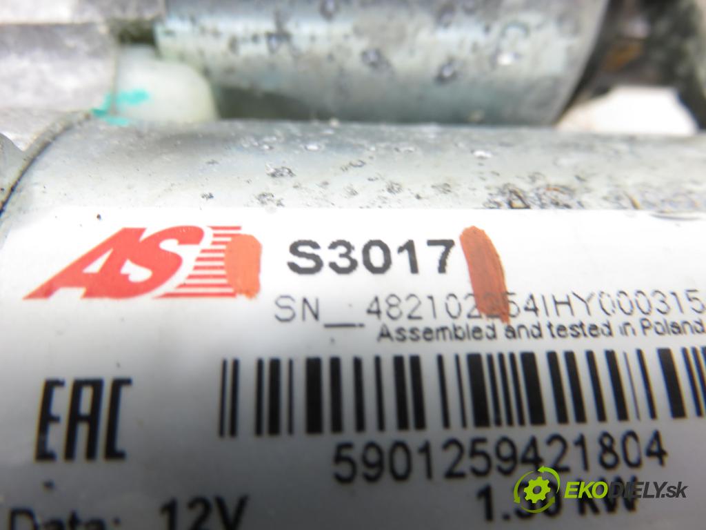 FIAT IDEA (350_) HB 2005 0,00 1.3 D Multijet - 188 A9.000 1248,00 Štartér S3017 (Štartér)