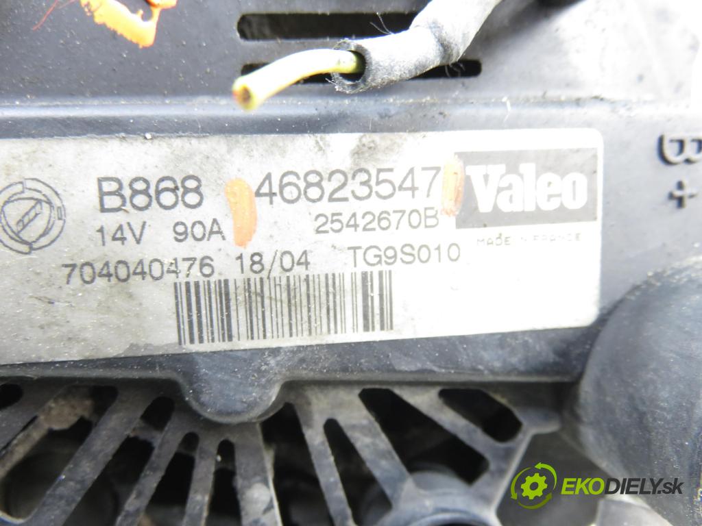 FIAT IDEA (350_) HB 2005 0,00 1.3 D Multijet - 188 A9.000 1248,00 Alternátor 46823547 (Alternátor)