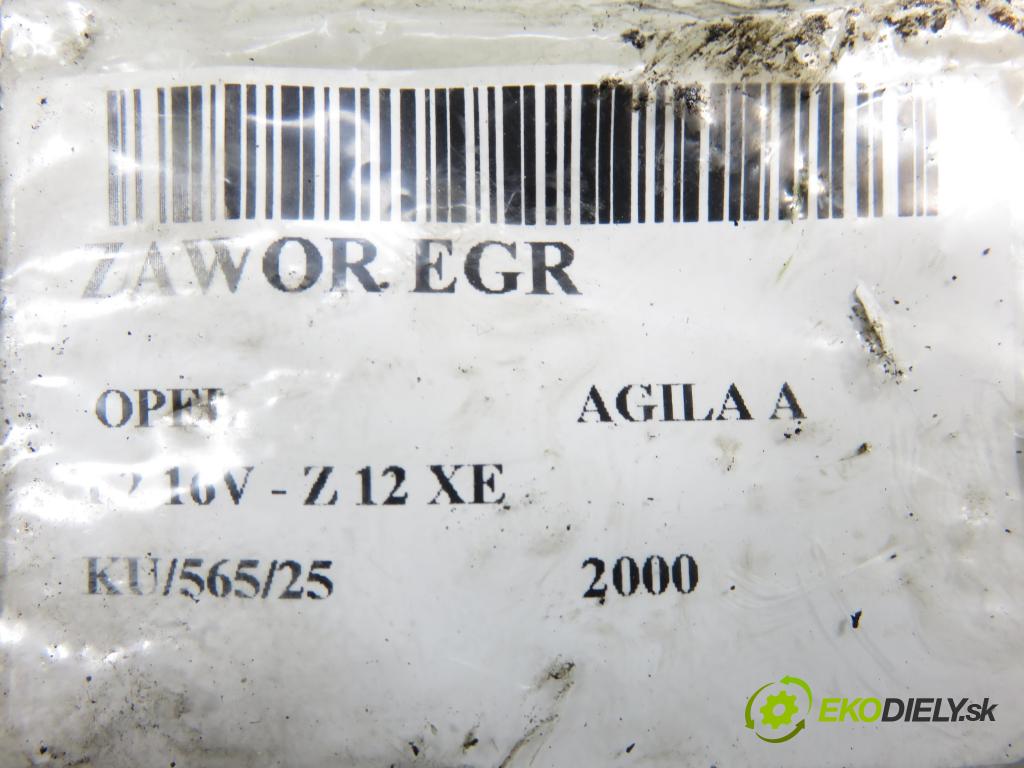 OPEL AGILA (A) (H00) HB 2000 55,00 1.2 16V - Z 12 XE 1199,00 VENTIL EGR 72287500 ; 9157671