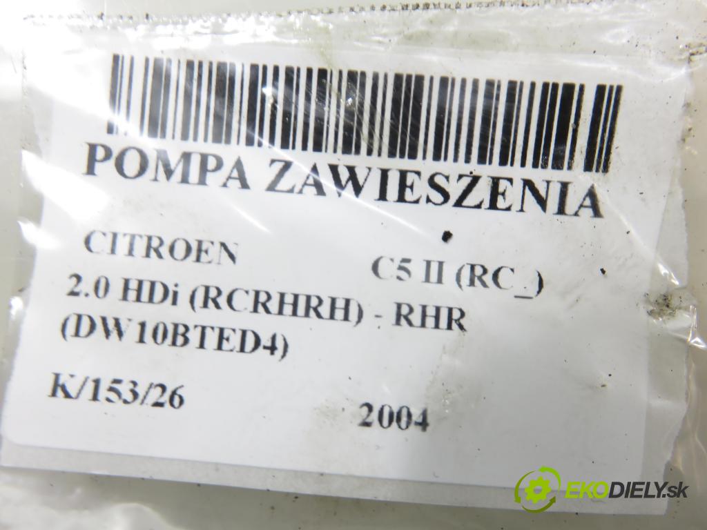 CITROEN C5 II (RC_) SEDAN 2005 100,00 2.0 HDi 136 - RHR (DW10BTED4) 1997,00 Pumpa nápravy 9651581280