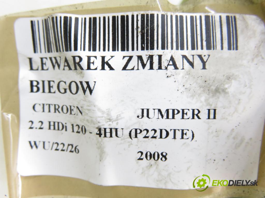 CITROEN JUMPER Skrzynia FURGON 2008 88,00 2.2 HDi 120 - 4HU (P22DTE) 2198,00 ZVEDÁK: 553493070