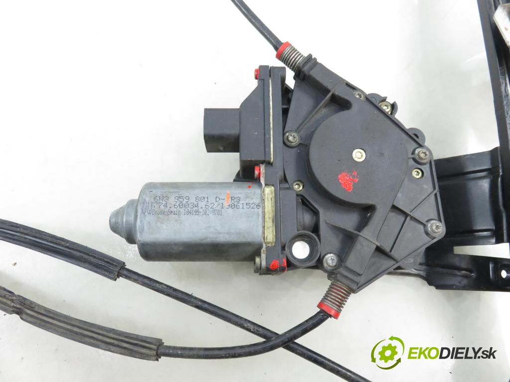 VW POLO (6N2) HB 2000 40,00 1.4 - ANX 1390,00 mechanismus oken 3D 6N3959801D