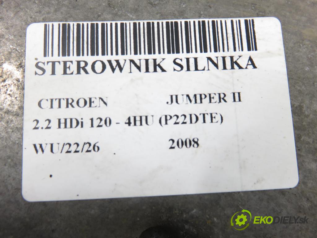 CITROEN JUMPER Skrzynia FURGON 2008 88,00 2.2 HDi 120 - 4HU (P22DTE) 2198,00 Riadiaca jednotka Motor 9665066480 ; 9661256980