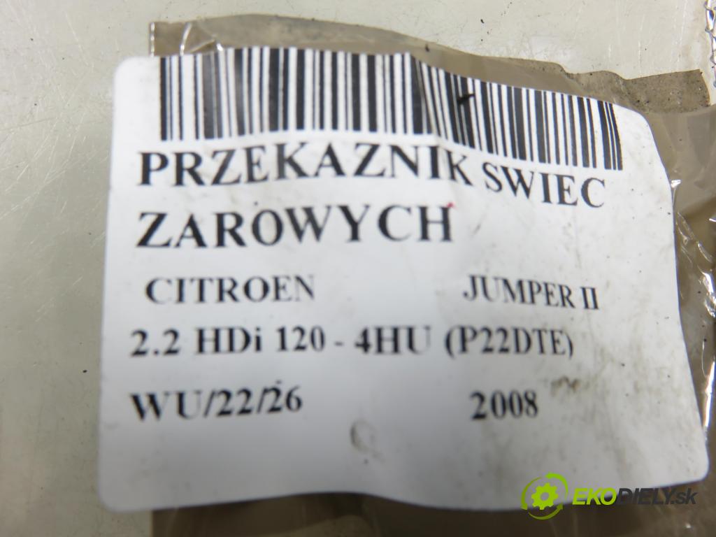 CITROEN JUMPER Skrzynia FURGON 2008 88,00 2.2 HDi 120 - 4HU (P22DTE) 2198,00 RELÉ: JÚN: 0281003039