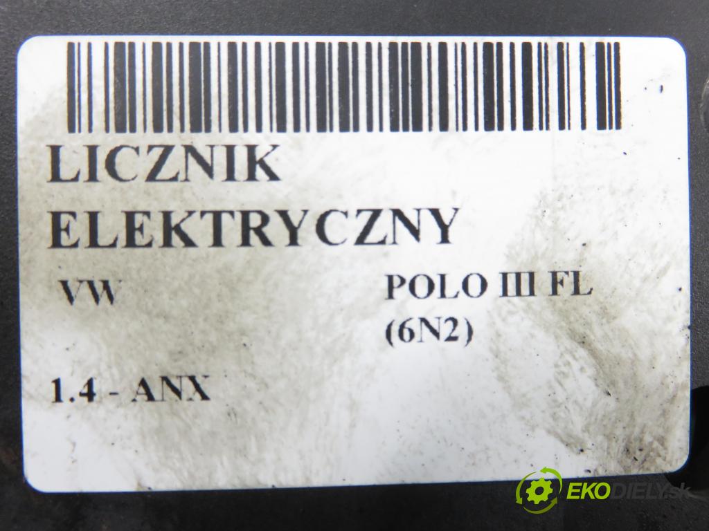 VW POLO (6N2) HB 2000 40,00 1.4 - ANX 1390,00 Prístrojovka elektrický 6N0920804E