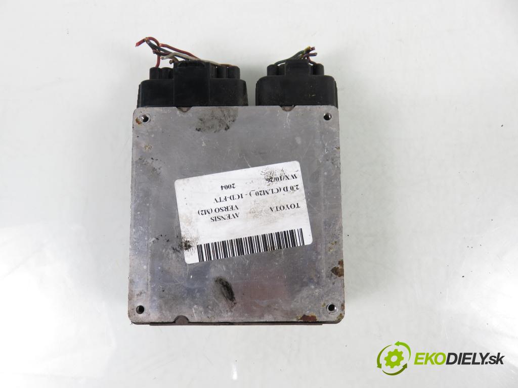 TOYOTA AVENSIS VERSO (_M2_) MINIVAN 2004 85,00 2.0 D (CLM20_) - 1CD-FTV 1995,00 řídící jednotka vstřiku 8987120030 ; 1310001041
