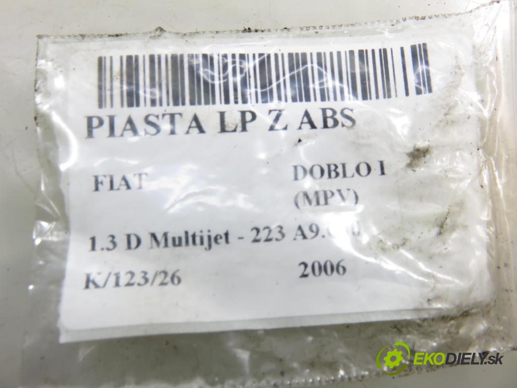 FIAT DOBLO nadwozie wielkoprzestrzenne (MPV) (119_, 223_) KOMBIVAN 2006 62,00 1.3 D Multijet - 223 A9.000 1248,00 náboj LP ABS