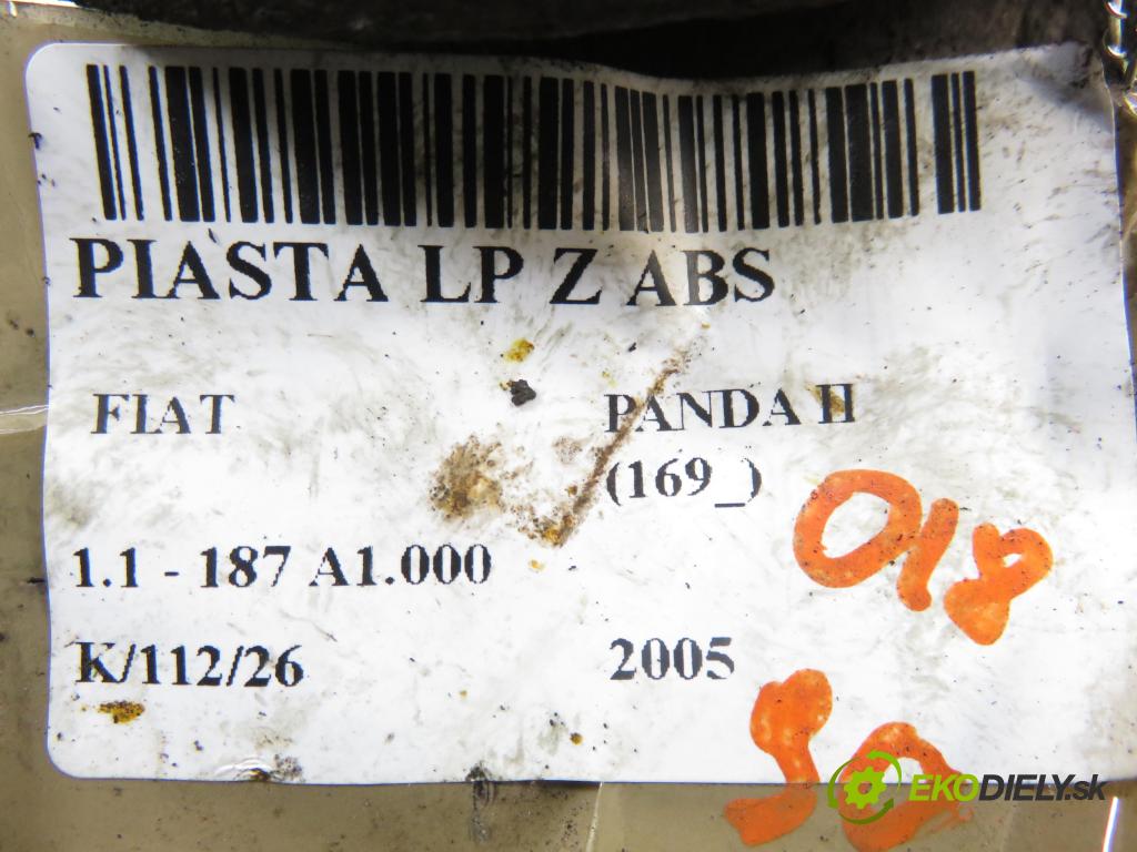 FIAT PANDA (169_) HB 2005 40,00 1.1 54 - 187 A1.000 1108,00 náboj LP ABS