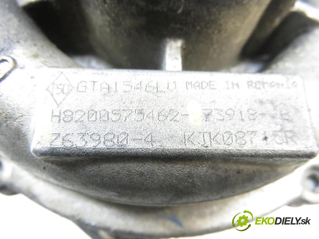 RENAULT MEGANE II Kombi (KM0/1_) KOMBI 2008 96,00 1.9 dCi 131 - F9Q 804 1870,00 Turbodúchadlo 8200575462 (Turbodúchadlo (kompletné))