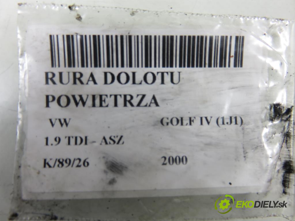 VW GOLF IV (1J1) HB 2000 96,00 1.9 TDI - ASZ 1896,00 Rúra prívodu vzduchu