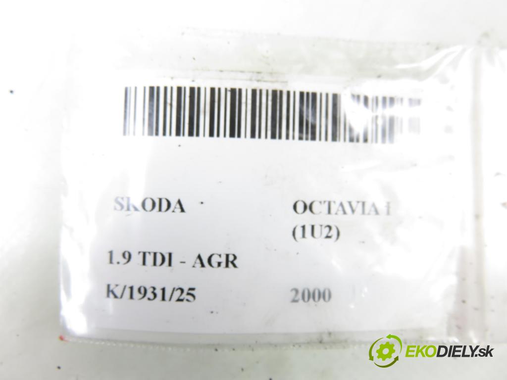 SKODA OCTAVIA I (1U2) LIFTBACK 2000 66,00 1.9 TDI 90- AGR 1896,00 potrubí VYČERPAT: 038253033 (Výfukové potrubí)