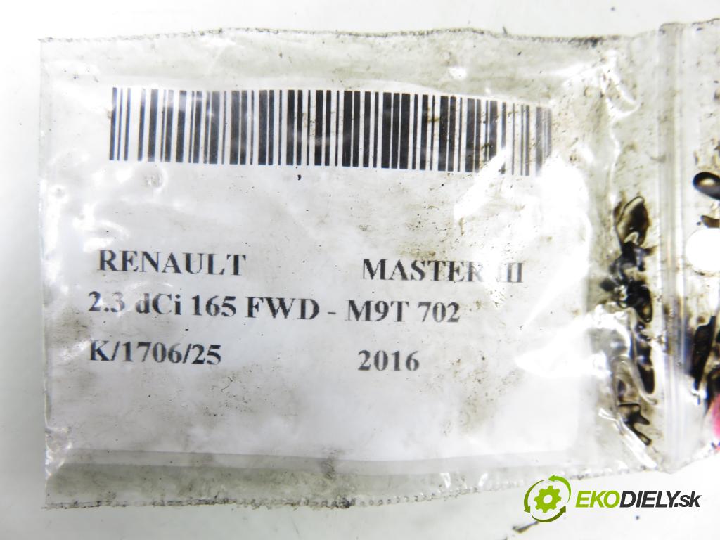 RENAULT MASTER III Platforma / podwozie (EV, HV, UV) KABINA/PLATFORMA 2016 120,00 2.3 dCi 165 FWD - M9T 702 2298,00 vstrekovač 166000372R ; HMLGT5164R (Vstrekovač paliva)