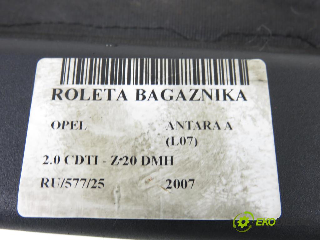OPEL ANTARA A (L07) SUV 2007 110,00 2.0 CDTI 150 - Z 20 DMH 1991,00 Roleta kufor