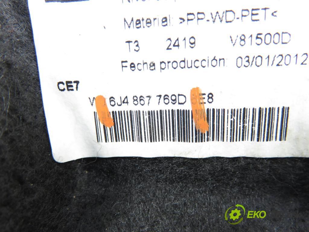 SEAT IBIZA IV (6J5, 6P1) HB 2012 77,00 1.6 TDI - CAYC 1598,00 POLKA: kufor 6J4867769D