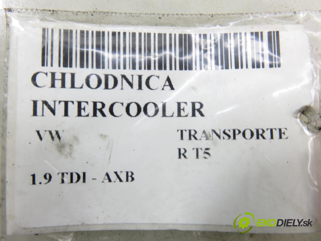 VW TRANSPORTER V Skrzynia (7HA, 7HH, 7EA, 7EH) FURGON 2005 77,00 1.9 TDI PD 105 - AXB 1896,00 chladič intercooler