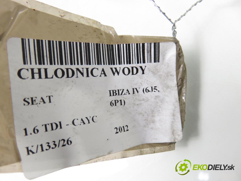 SEAT IBIZA IV (6J5, 6P1) HB 2012 77,00 1.6 TDI - CAYC 1598,00 chladič vody 6R01212530