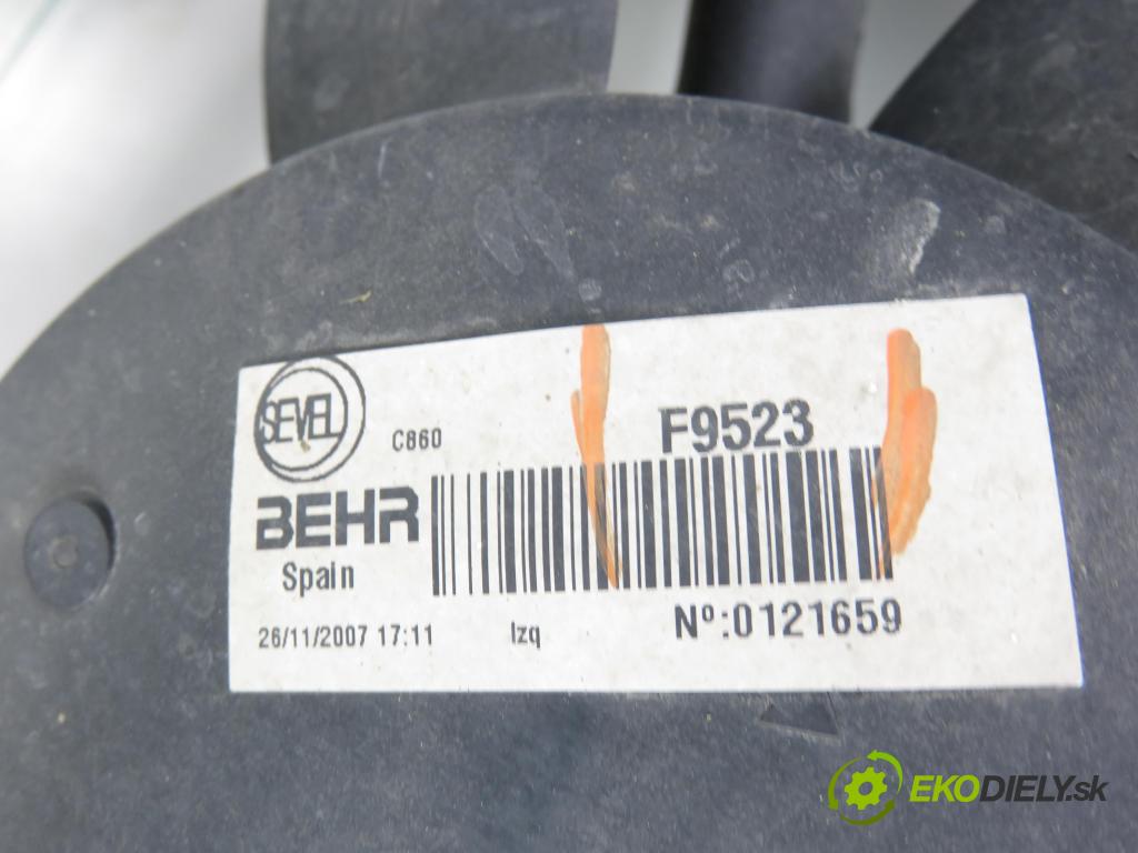 CITROEN JUMPER Skrzynia FURGON 2008 88,00 2.2 HDi 120 - 4HU (P22DTE) 2198,00 Ventilátor chladič klíma/voda F9523