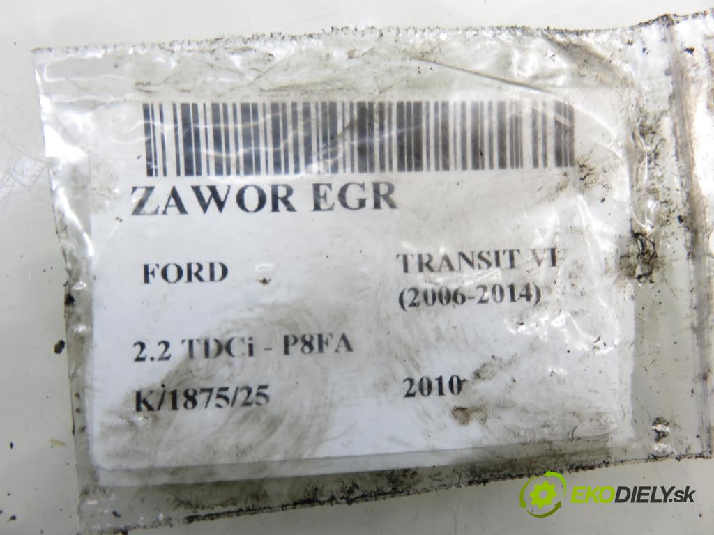 FORD TRANSIT TOURNEO Autobus BUS 2010 63,00 2.2 TDCi - P8FA 2198,00 VENTIL EGR 724809690