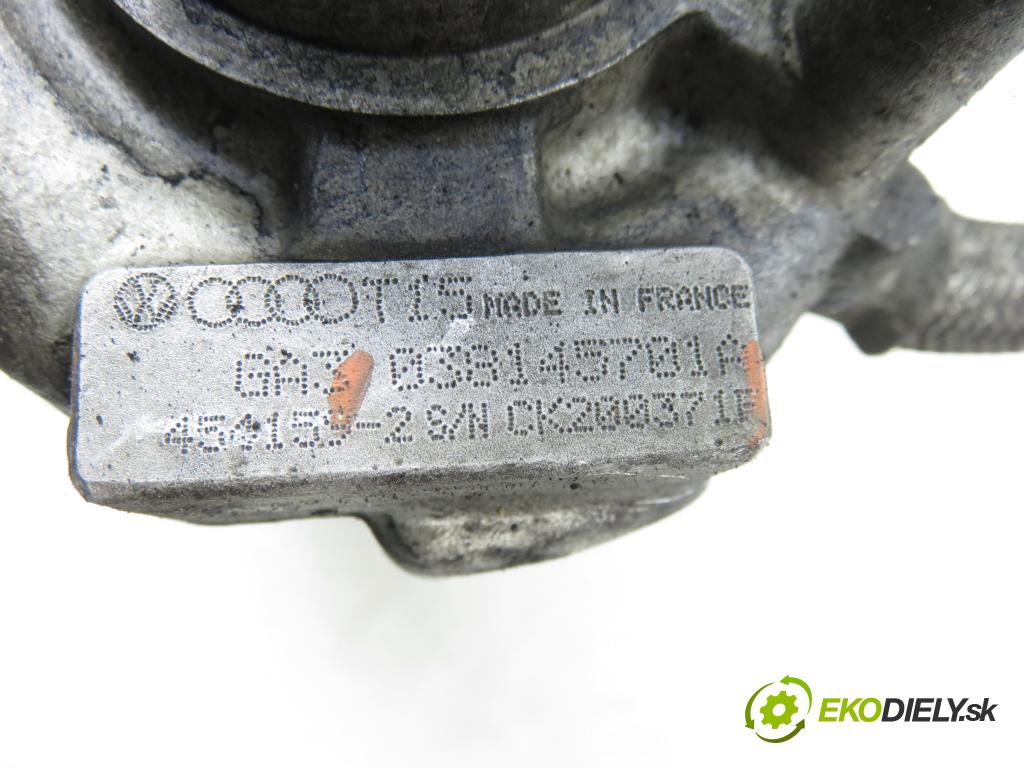 SKODA OCTAVIA I (1U2) LIFTBACK 2000 66,00 1.9 TDI 90- AGR 1896,00 Turbodúchadlo 038145701A (Turbodúchadlo (kompletné))