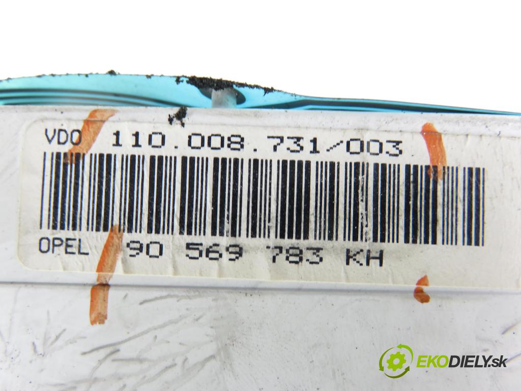 OPEL VECTRA B (J96) SEDAN 1996 74,00 1.6 16V 100 1598,00 prístrojovka elektrický 90569783KH ; 110008731003