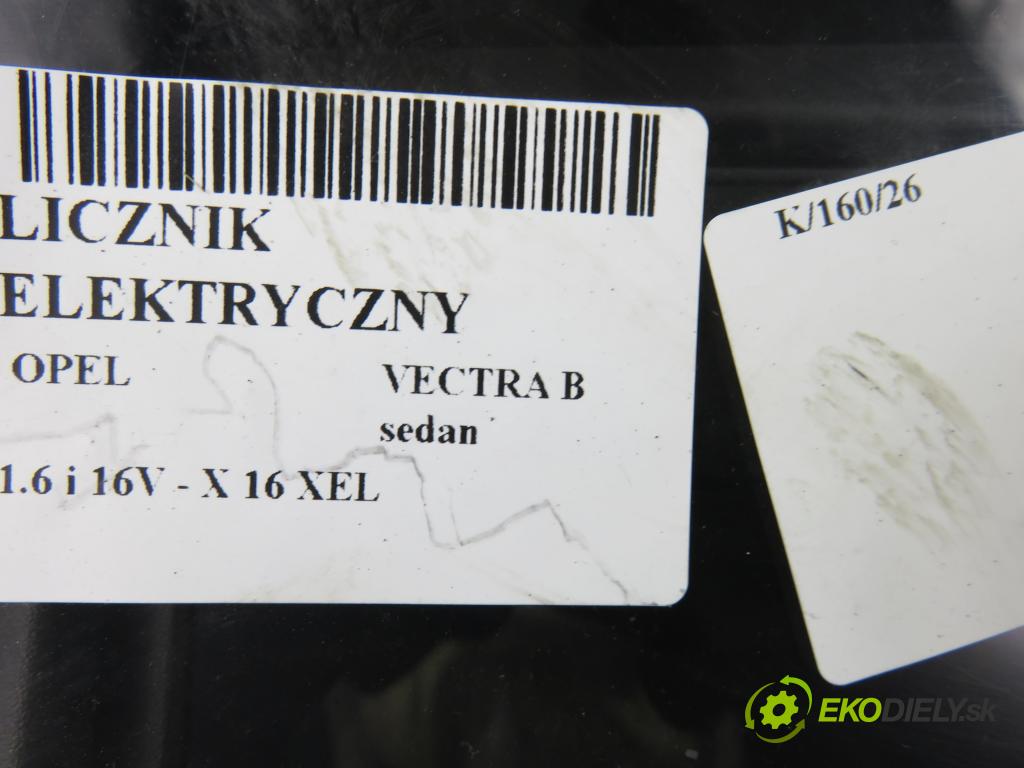OPEL VECTRA B (J96) SEDAN 1996 74,00 1.6 16V 100 1598,00 prístrojovka elektrický 90569783KH ; 110008731003