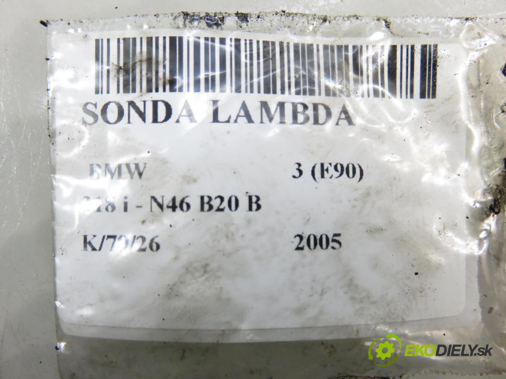 BMW 3 (E90) SEDAN 2005 95,00 318 i 129 - N46 B20 B 1995,00 sonda lambda 0258007274 (Lambda sonda)