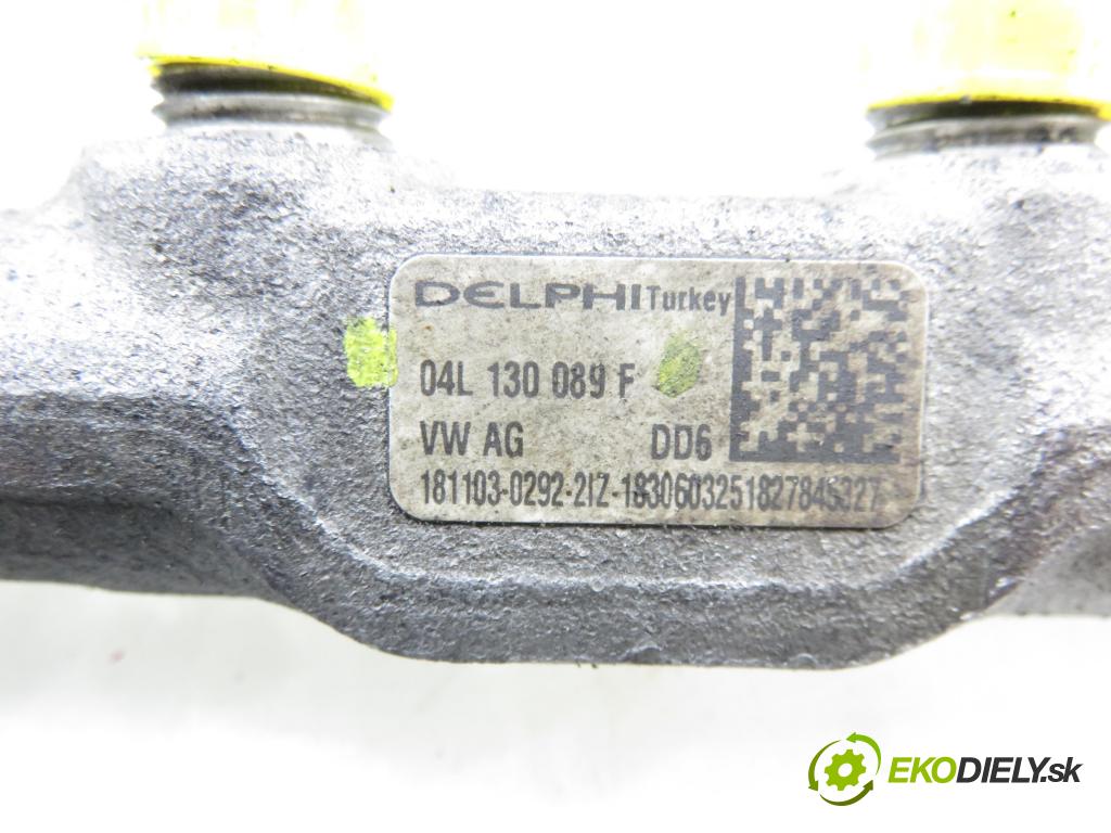 VW GOLF VII Variant (BA5, BV5) KOMBI 2019 850,00 1.6 TDI CR 115 - DGTE 1598,00 Lišta vstrekovacia 04L130764B ; 04L130089F ; 04L906054 (Vstrekovacia lišta)