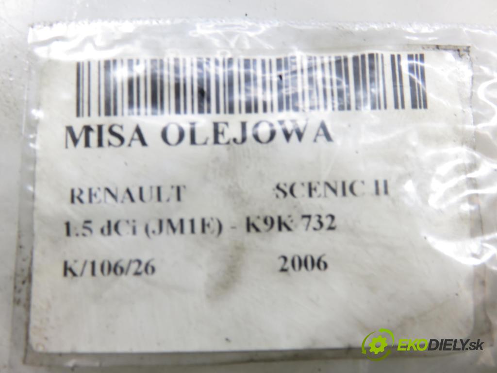 RENAULT SCENIC II (JM0/1_) MINIVAN 2006 78,00 1.5 dCi 106 - K9K 732 1461,00 Vaňa olejová 8200318813 (Olejová vaňa)