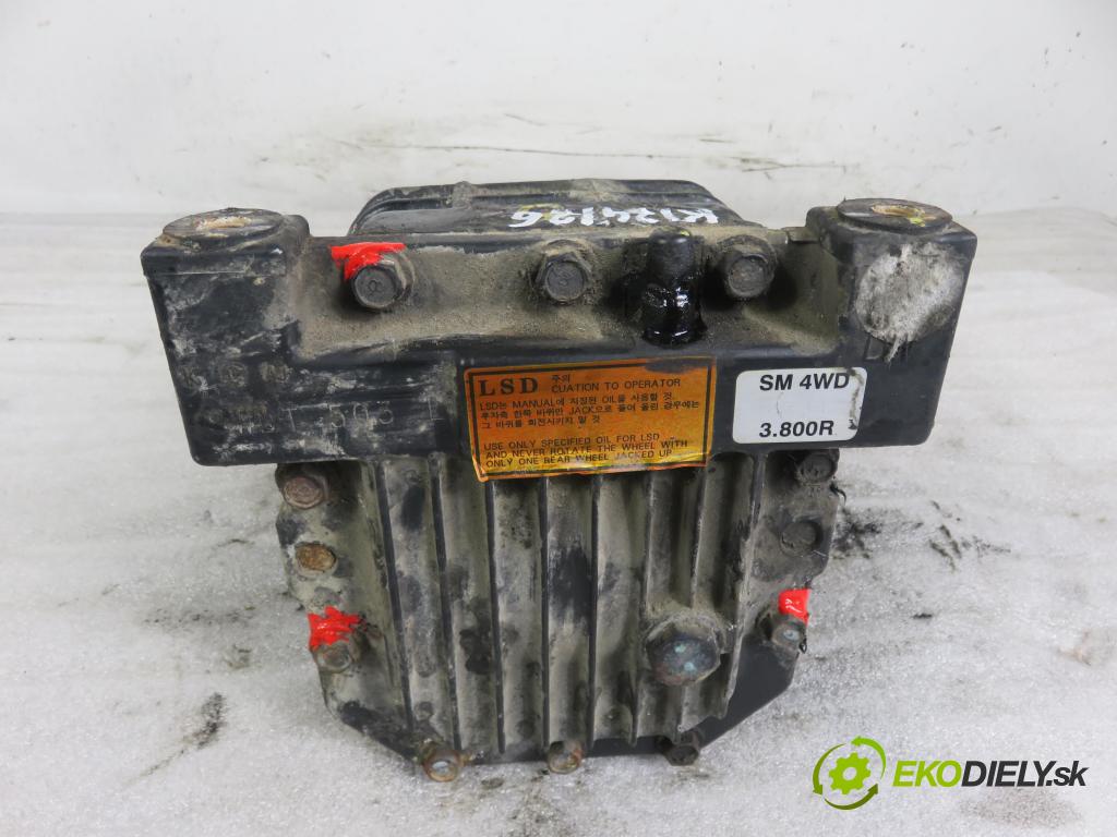 HYUNDAI SANTA FÉ I (SM) SUV 2001 83,00 2.0 CRDi 4x4 113 - D4EA 1991,00 ,diferenciál 3800R ; SM4WD