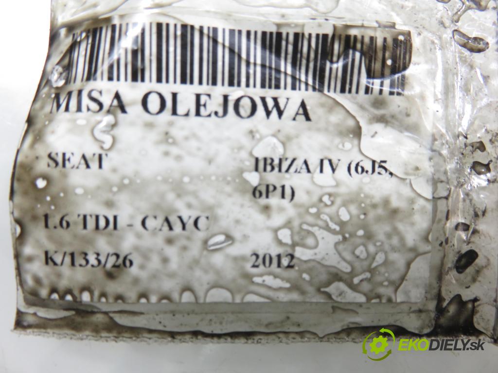 SEAT IBIZA IV (6J5, 6P1) HB 2012 77,00 1.6 TDI - CAYC 1598,00 Vaňa olejová 03G103603AD ; 03C907660G (Olejová vaňa)